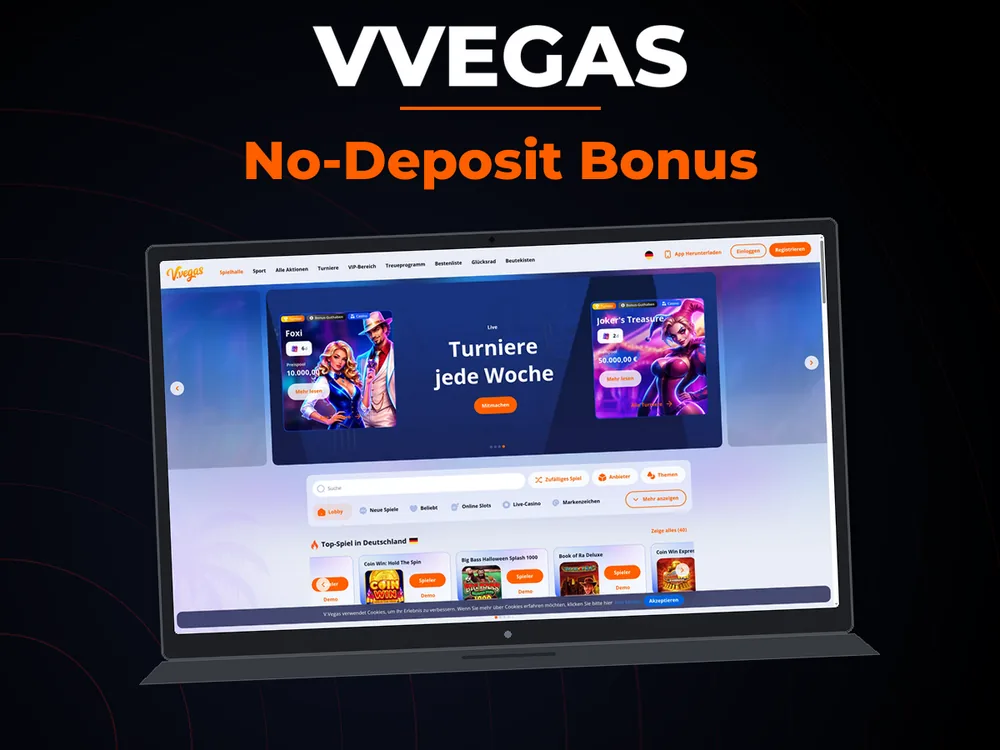 Vvegas - No-Deposit Bonus