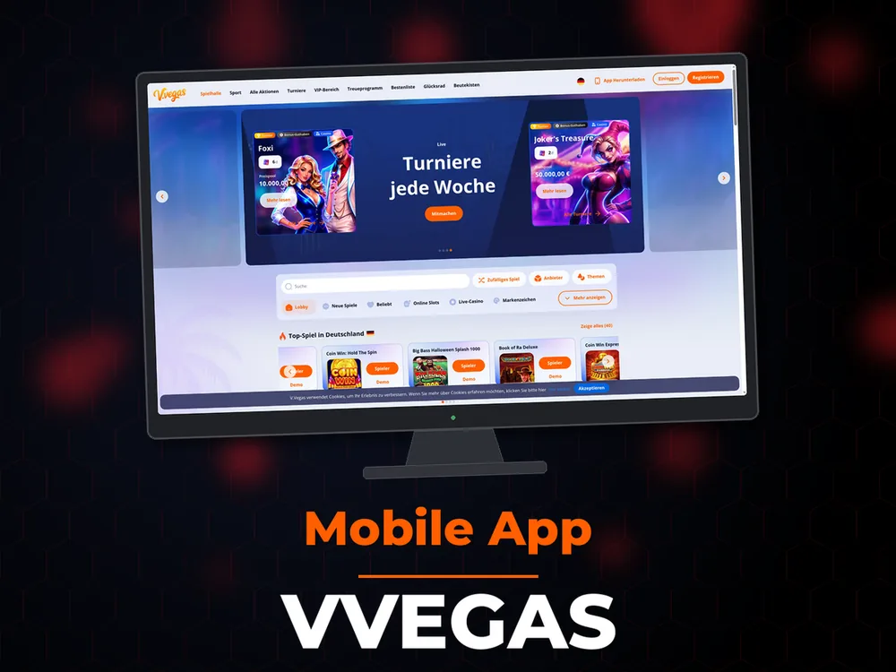 Vvegas - Mobile App