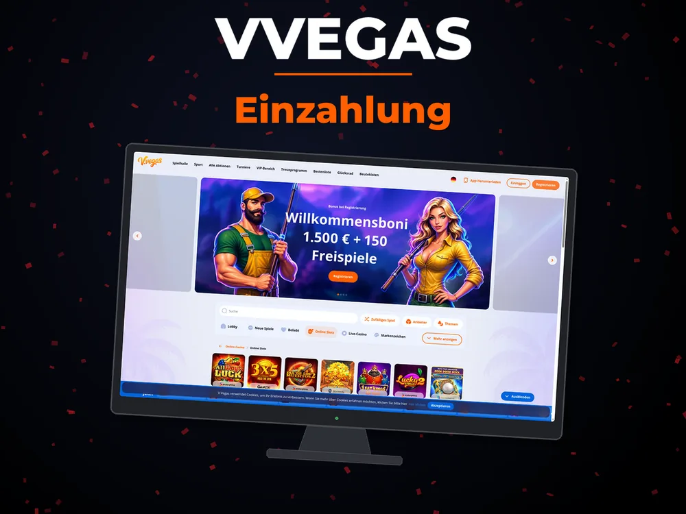 Vvegas - Einzahlung