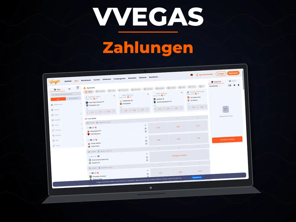 Vvegas - Zahlungen